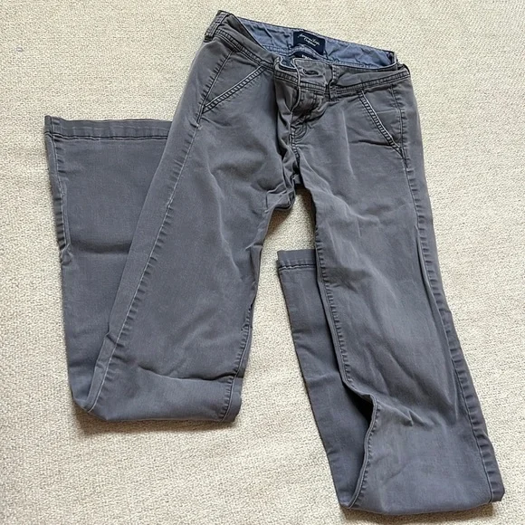 American Eagle Outfitters Gray Pants - Picture 1 of 4